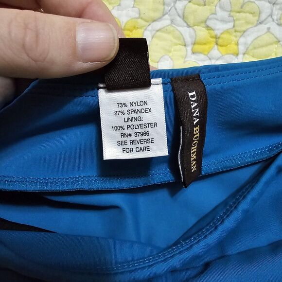 Dana Buchman Turquoise Bikini Bottom Sz 14 NWT Ocean Depths - Picture 10 of 11